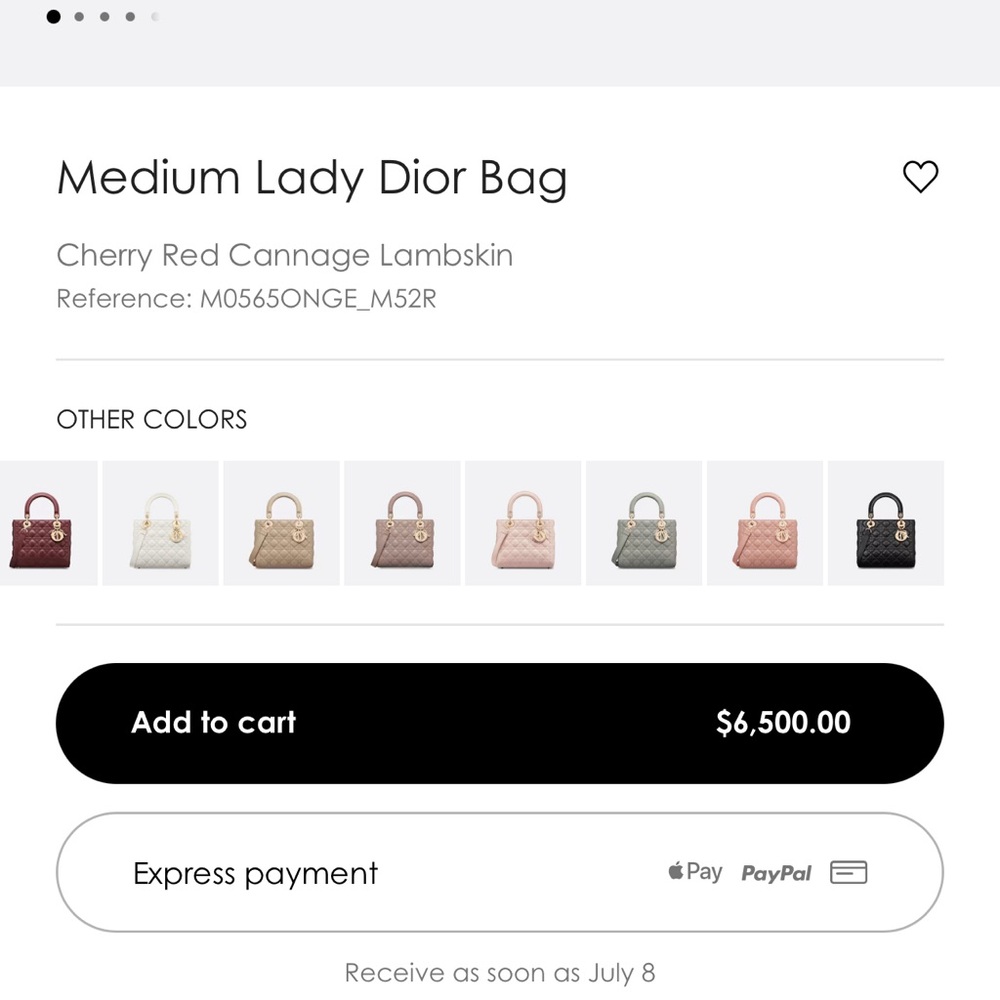 Sold x Christian Dior classic Lady Dior medium - Picture 14 of 14
